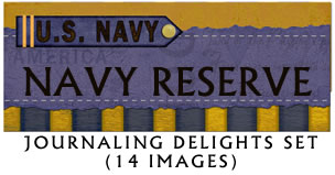 JD Navy Reserves Jounaling Delight Set