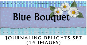 JD Blue Bouquet Journaling Delight Set