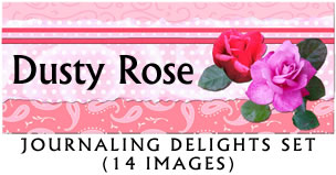 JD Dusty Rose Journaling Delight Set