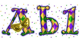Mardi Gras Alphabet