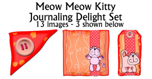 JJD Meow Meow Kitty Journaling Delight  Set