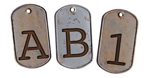 JDA Military ID Alphabet
