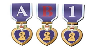 JDA Purple Heart Alphabet