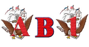 JDA Navy Alphabet