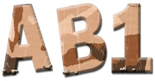 JDA Desert Fatigues Alphabet