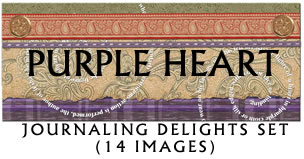 JD Purple Heart Journaling Delight Set