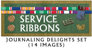 JD Service Ribbons Journaling Delight Set