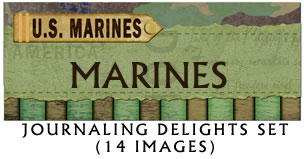JD Marines Journaling Delight Set