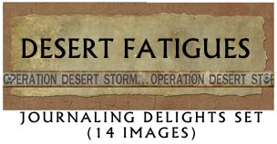 JD Desert Fatigues Journaling Delight Set