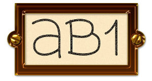 Label Holder Alphabet