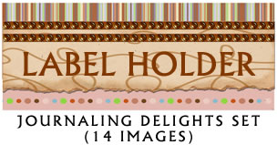 JD Label Holder Jounaling Delight Set