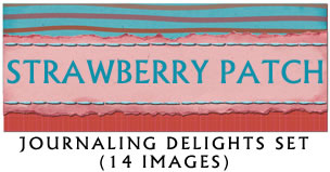 JD Strawberry Patch Journaling Delight set