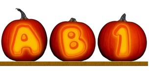 Jack-o-light Alphabet