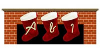 JDA Holiday Hearth Alphabet