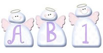 Snow Angels Alphabet