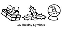 CK Holiday Symbols TrueType Font