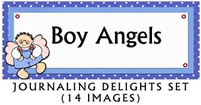 JD Boy Angels Journaling Delight Set