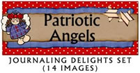JD Patriotic Angels Journaling Delight Set