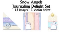 JJD Snow Angels Journaling Delight Set