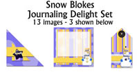 JJD Snow Blokes Journaling Delight Set