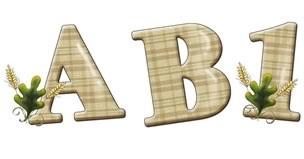 JDA Acornucopia Alphabet
