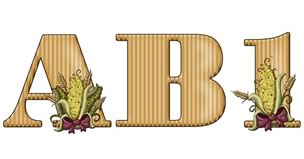 JDA Corn Maize Alphabet