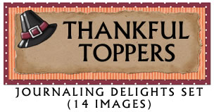 JD Thankful Toppers Jounaling Delight Set