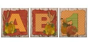 JDA Autumn Harvest Alphabet