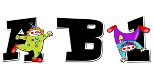 JDA Clown Alphabet