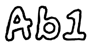 LD Outlined Font