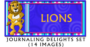 JD Lion Jounaling Delight Set