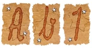 Starry Eyelets Alphabet