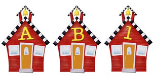 JDA Red Schoolhouse Alphabet