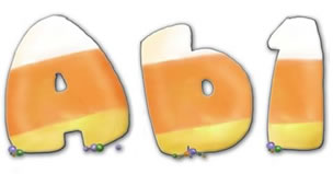 Candy Corn Alphabet