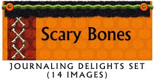 Scary Bones Jounaling Delight Set