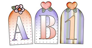 Spring Tags Alphabet