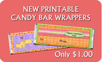 Valentine Candy Bar Wrappers