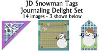 JD Snowman Tags