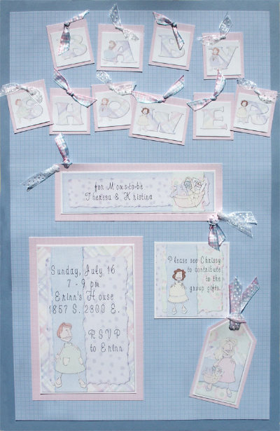 Creative Baby Shower Gifts on Creative Corner  Baby Shower Invitation