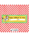 Happy Holidays to Moo  Candy Bar Wrapper