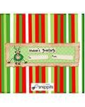 Season's Greetings Reindeer  Candy Bar Wrapper