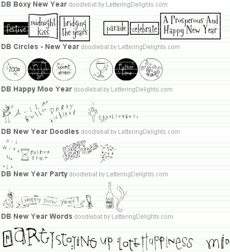 New Year's DoodleBats Bundle