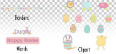 Egg Hunt Journaling Delight Clipart set